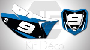 kit déco fond de plaque numéro tm racing mx fi 85 125 144 250 300 450 motocross ng kit déco décals graphics stickers autocollant spike blanc bleu