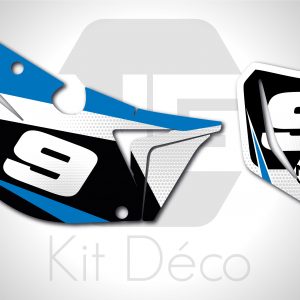 kit déco fond de plaque numéro tm racing mx fi 85 125 144 250 300 450 motocross ng kit déco décals graphics stickers autocollant spike bleu blanc