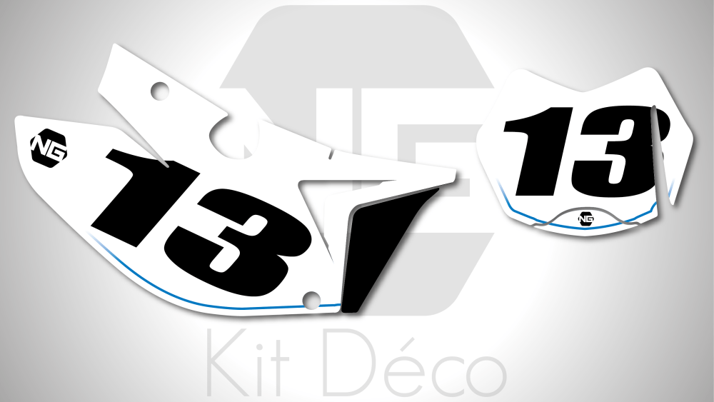 kit déco fond de plaques numéros pour tm racing en fi 125 144 250 300 400 450 ng kit déco décals stickers graphics autocollant basic séries