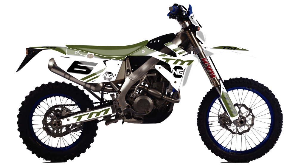 kit déco tm racing en fi 125 144 250 300 400 450 ng kit déco décals stickers graphics autocollant mz kaki