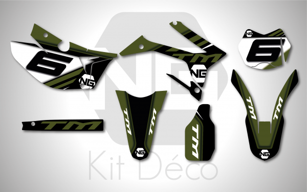 kit déco moto enduro tm racing en fi ng kit déco décals stickers graphics autocollant mz kaki noir_Plan de travail 1