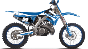 kit déco tm racing mx fi 85 125 144 250 300 450 motocross ng kit déco décals graphics stickers montage bleu blanc