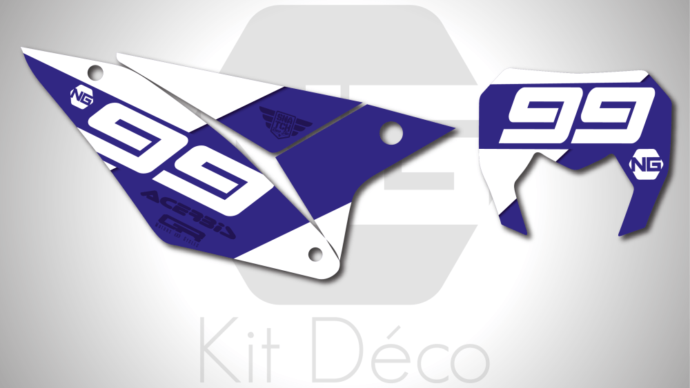 kit déco fond de plaques numéros sherco se sef racing factory 125 250 300 450 500 ng kit déco décals stickers graphics autocollant one series