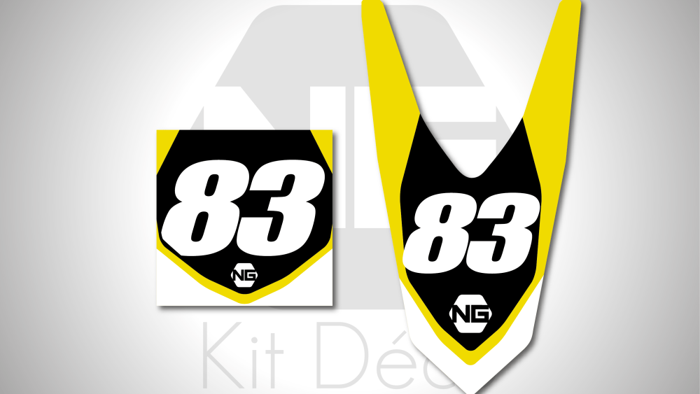 kit déco plaques numéros quad suzuki ltz ltr 400 450 ng kit déco hid blanc jaune