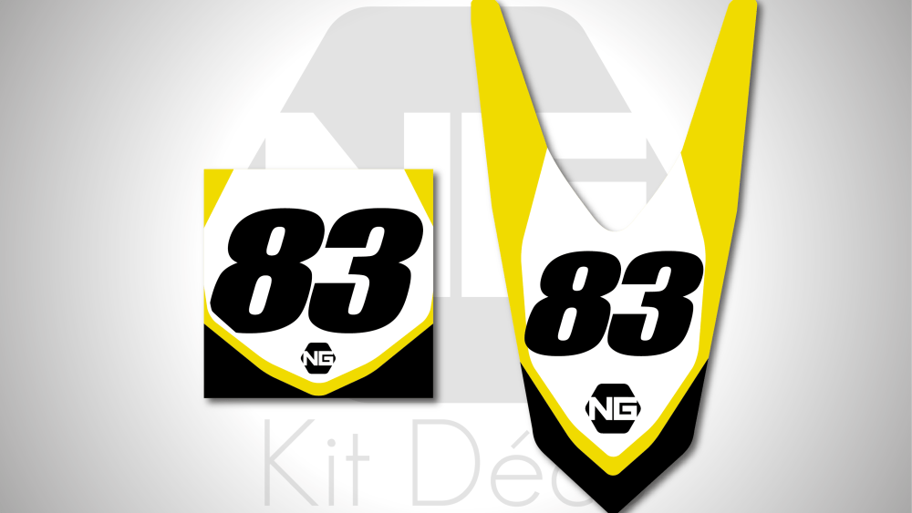 kit déco quad atv fond de plaques numéros quad suzuki ltz ltr 400 450 ng kit déco décals stickers graphics autocollant hid jaune noir