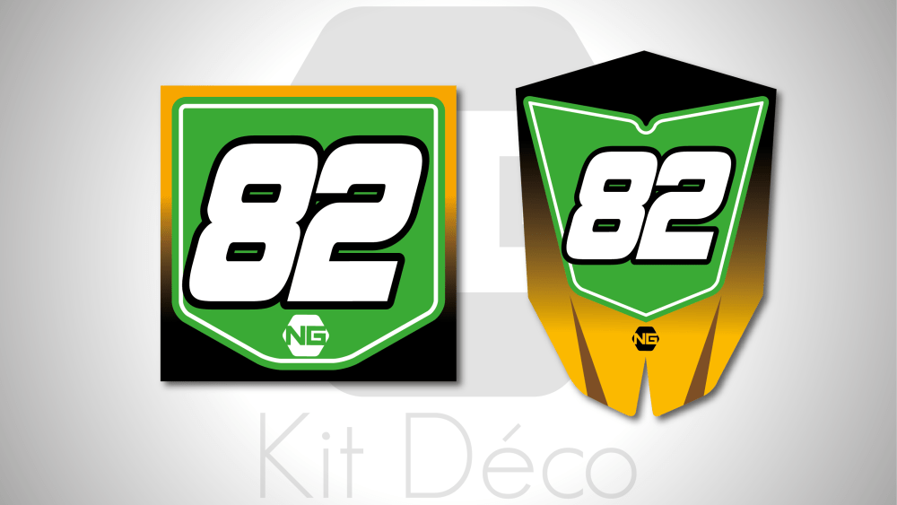 kit déco fond de plaques numéros quad atv canam ds 70 90 450 650 ng kit déco décals stickers graphics autocollant brown séries