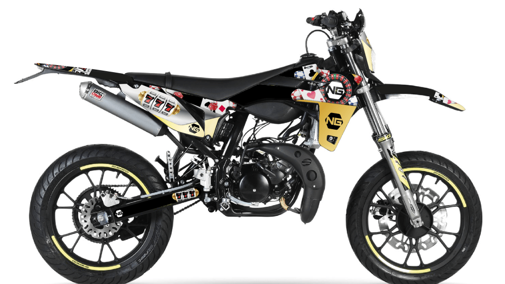 kit déco moto enduro supermotard SHERCO 50 SE / SM ng kit déco décals stickers graphics autocollant as séries