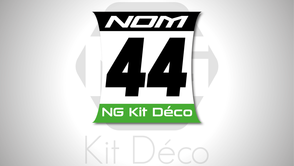 kit déco stickers moyeux de roue avant motocross kawasaki series 1_Plan de travail 1