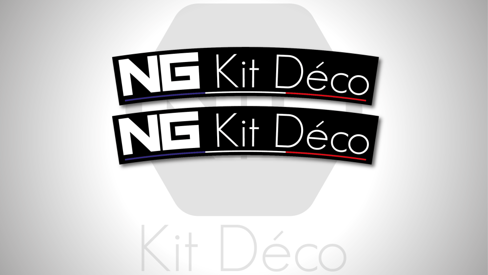 kit stickers garde boue avant motocross autocollant ng kit déco noir_Plan de travail 1