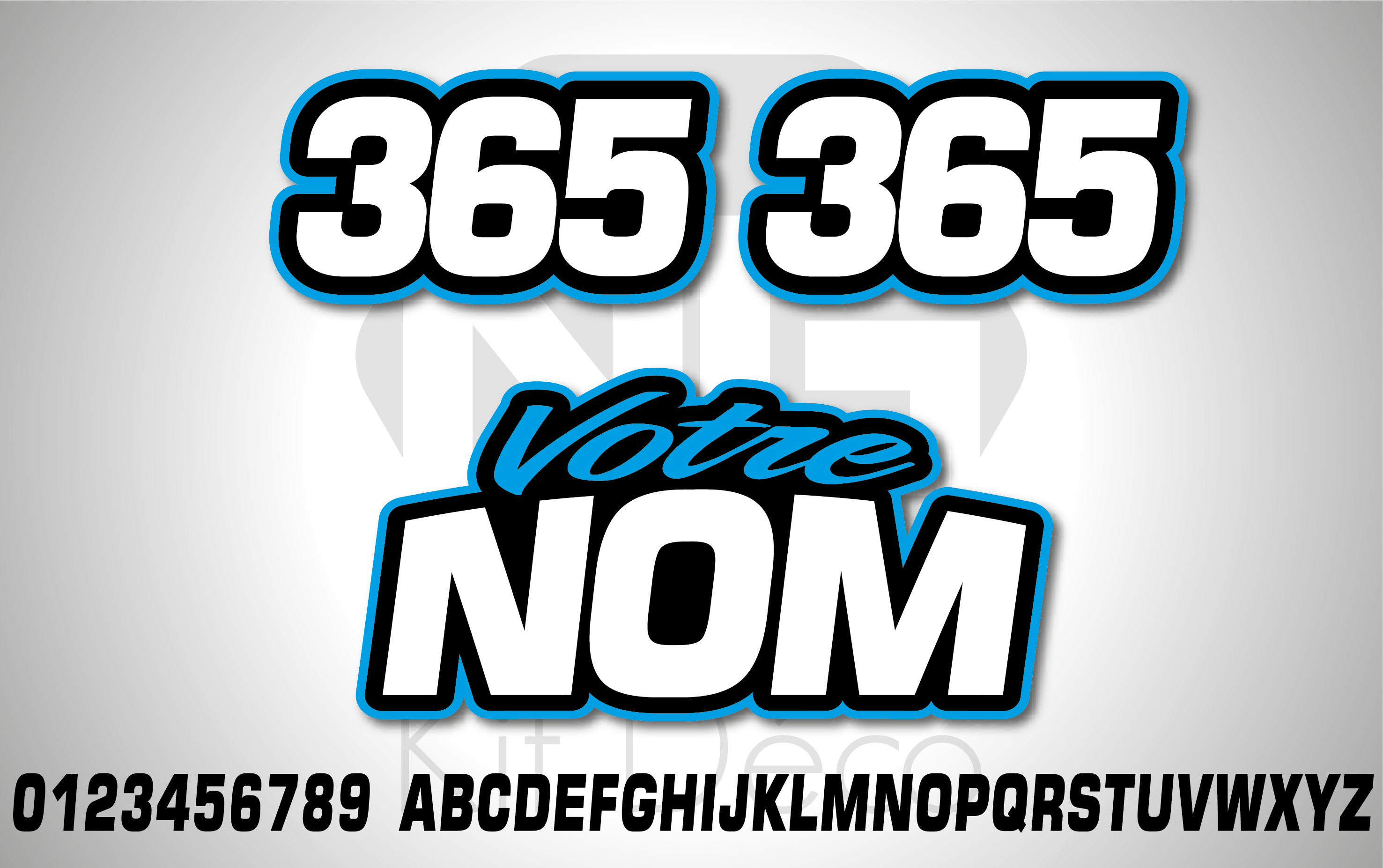 stickers autocollant pilote motocross casque g kit déco décals graphics usa series_Plan de travail 1