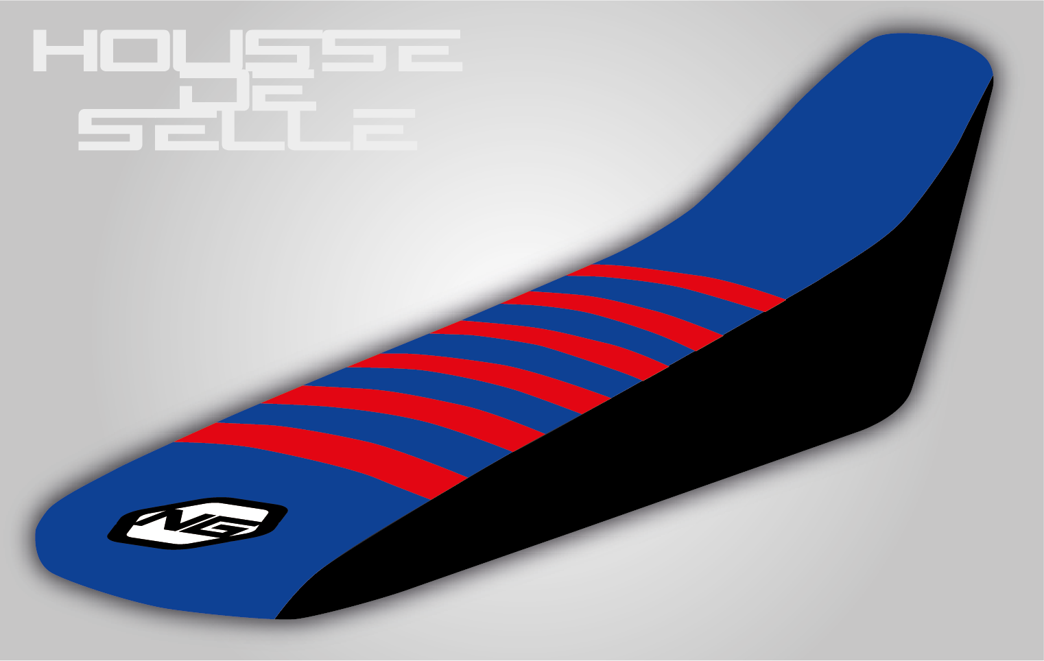 Housse De Selle Moto Cross/Enduro AVDB - Anti-dérapante Waterproof - Compatible Yamaha YZ 125, YZ 250