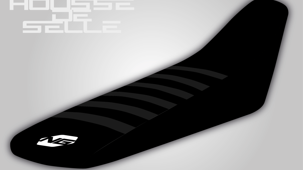 housse de selle honda 125 250 300 400 450 cr crf crf rx noire grip anti dérapant ng kit déco seat cover