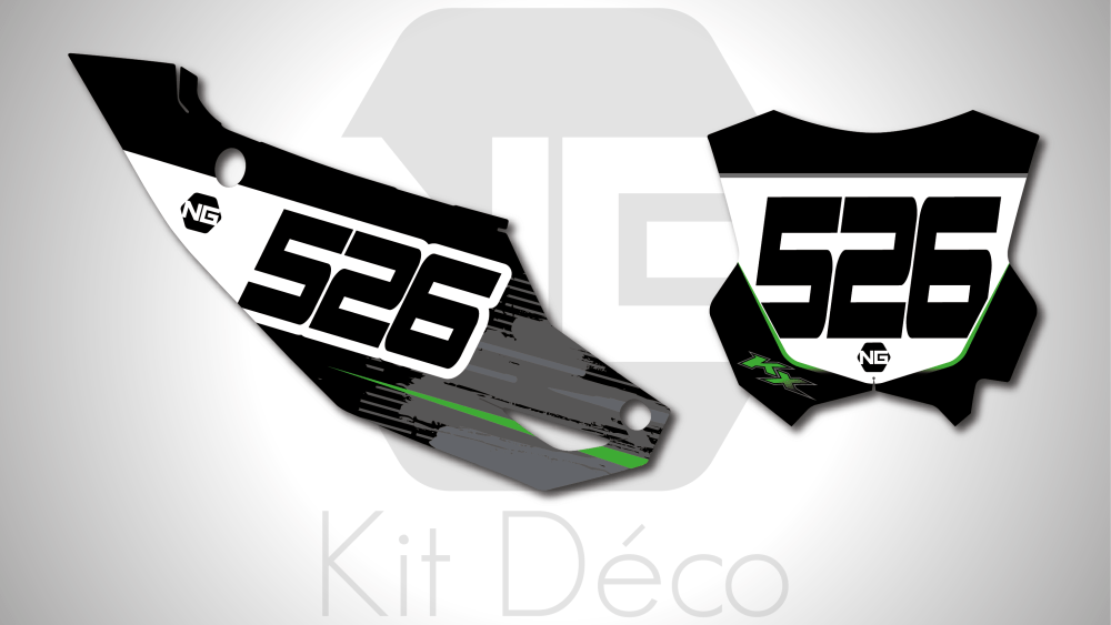 kit déco fond de plaque numéros 450 kxf 2024 2025 kawasaki motocross ng abstrac séries mx decals stickers graphics autocollant adhesifs_Plan de travail 1