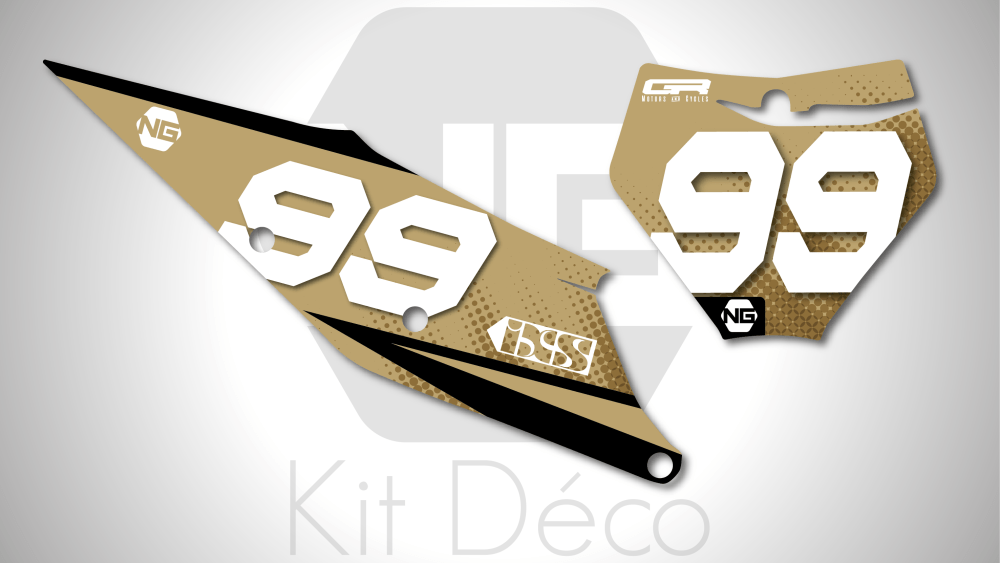 kit déco fond de plaque numéro KTM sx sxf 50 65 85 125 250 350 450 motocross sand séries 2020 ng kit déco décals stickers graphics autocollant 2022