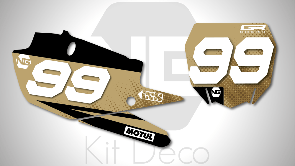 kit déco fond de plaque numéro yamaha 65 85 125 250 450 yz yzf sand séries ng kit déco décals stickers graphics autocollant