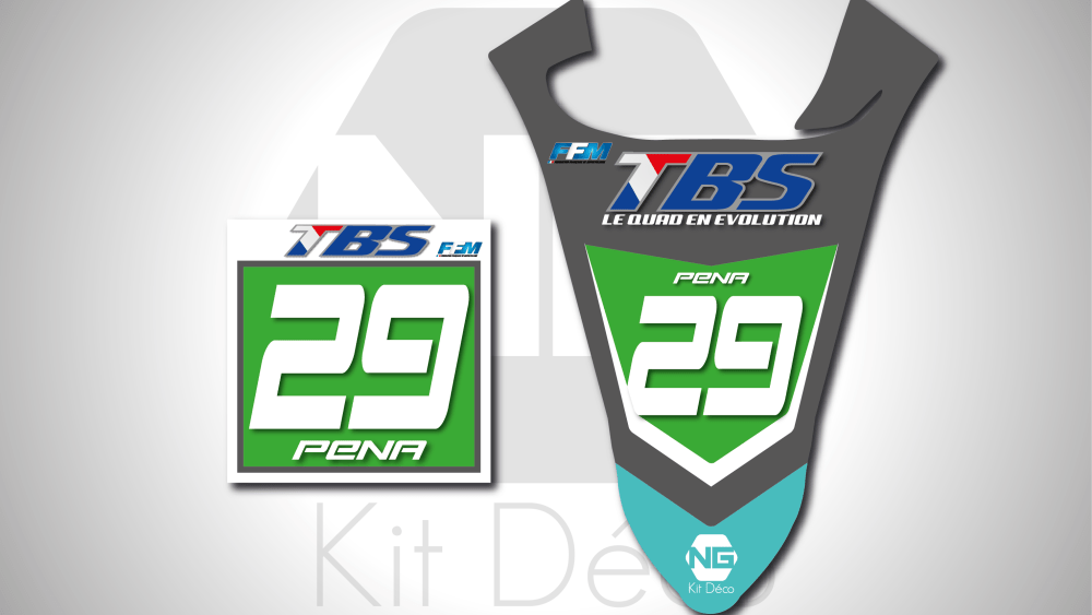 kit déco fond de plaque yamaha yfz yfzr blaster raptor 90 200 250 350 450 660 700 tbs 2020 ng kit déco décals stickers graphics autocollant