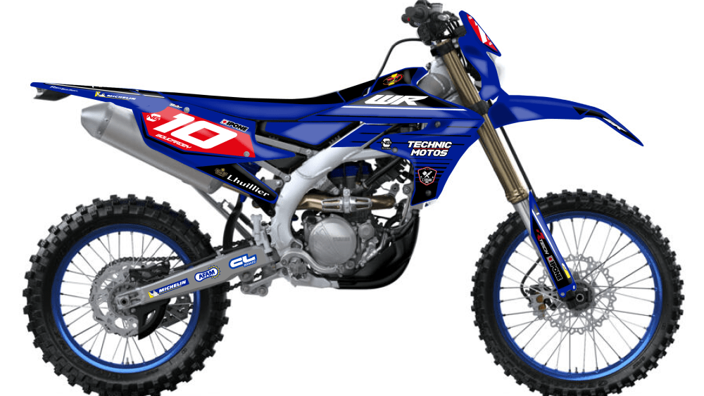 kit déco yamaha wr wrf yze 125 250 450 enduro team db motors 2020 ng kit déco décals stickers graphics autocollant