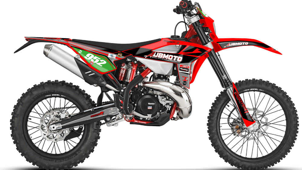 kit déco BETA RR / Xtrainer 125 200 250 300 350 390 430 480 enduro team aub' moto 2020 ng kit déco décals stickers graphics autocollant 2021 maquette