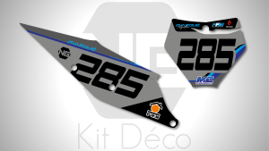 kit déco fond de plaque KTM sx sxf 50 65 85 125 250 350 450 motocross AM285 2020 ng kit déco décals stickers graphics autocollant 2021
