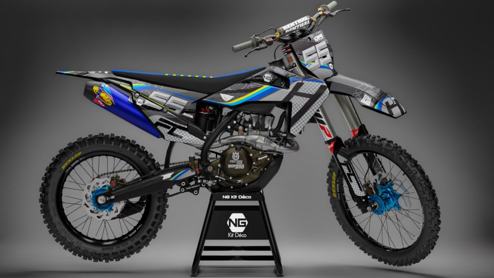 kit déco 50 65 85 125 250 450 tc fc husqvarna motocross trash séries 2020 ng kit déco décals stickers graphics autocollant 2021