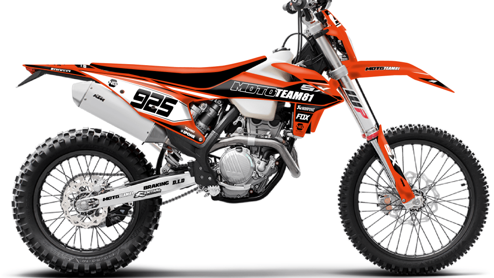 Kit deco ktm exc tpi excf 125 250 350 450 enduro 2021 ng kit déco stv 2020 décals stickers graphics autocollant montage