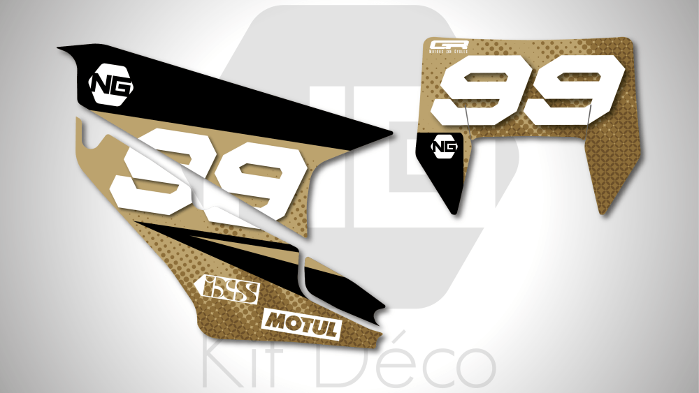 Kit déco fond de plaque numéro husqvarna te fe 125 150 250 300 350 450 501 2021 ng kit déco sand séries décals stickers graphics autocollant