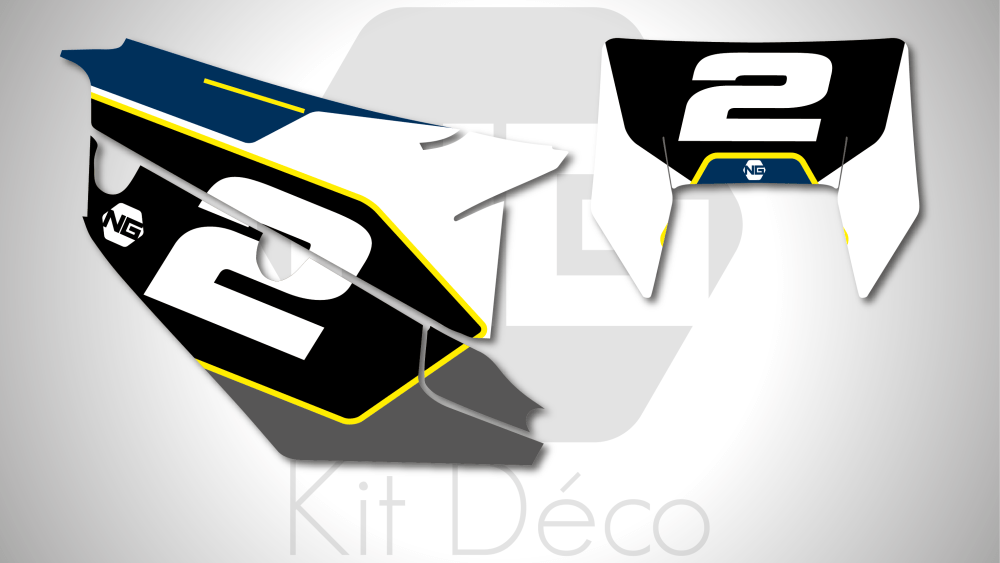 Kit déco fond de plaques numéro husqvarna te fe 125 150 250 300 350 450 501 2021 ng kit déco origine séries décals stickers graphics autocollant