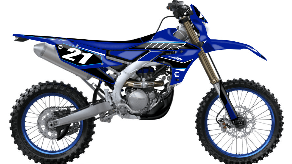 Kit déco yamaha yze wr wrf 125 250 450 2021 enduro ng kit déco origine séries décals stickers graphics autocollant