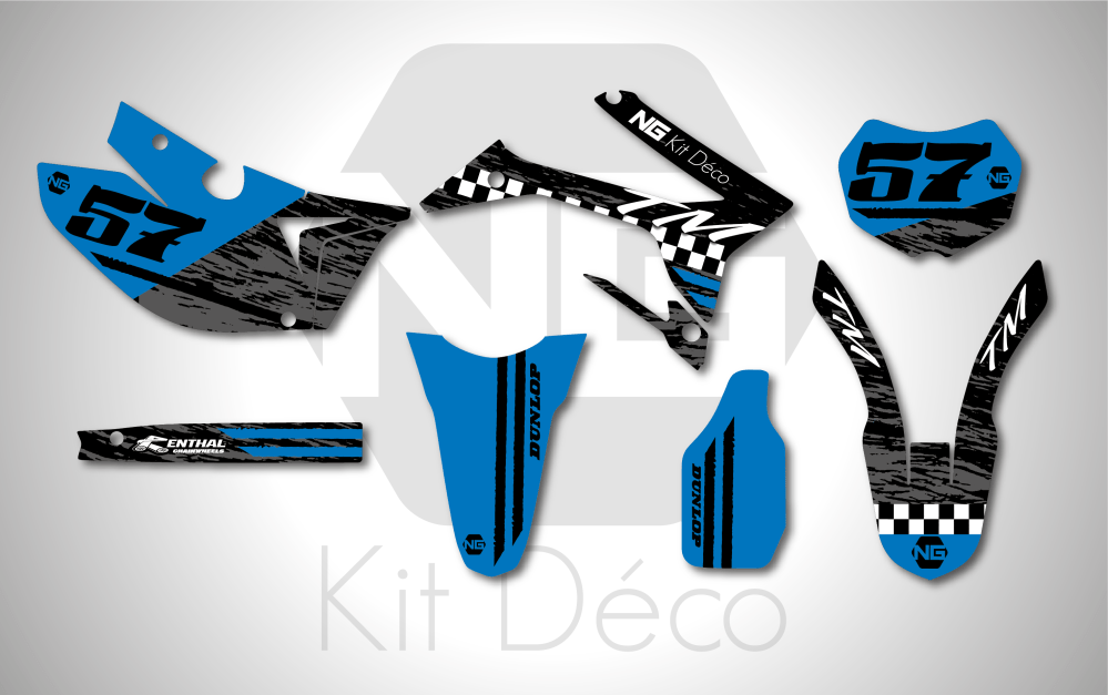 Kit déco TM Racing EN / FI TM DESTROY Séries 125 144 250 300 400 450