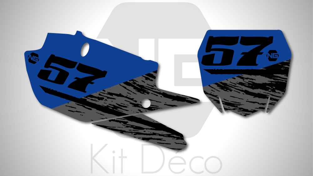 kit déco fond de plaque numéro yamaha 65 85 125 250 450 yz yzf 2021 ng kit deco destroy series decals stickers graphics autocollant 2020