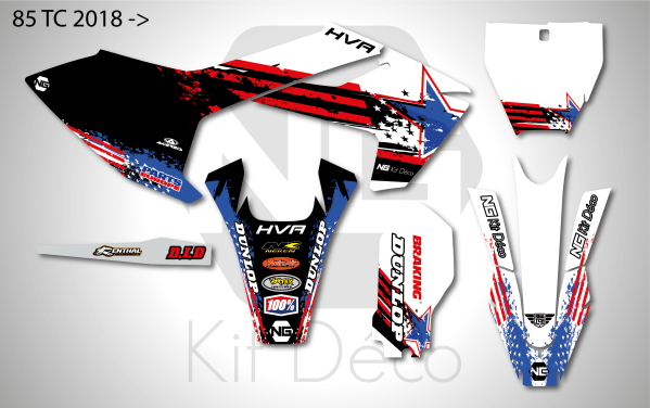 kit déco 85 tc 2018 2019 2020 2021 2022 2023 husqvarna motocross usa series ng mx decals stickers graphics autocollant adhesifs_Plan de travail 1