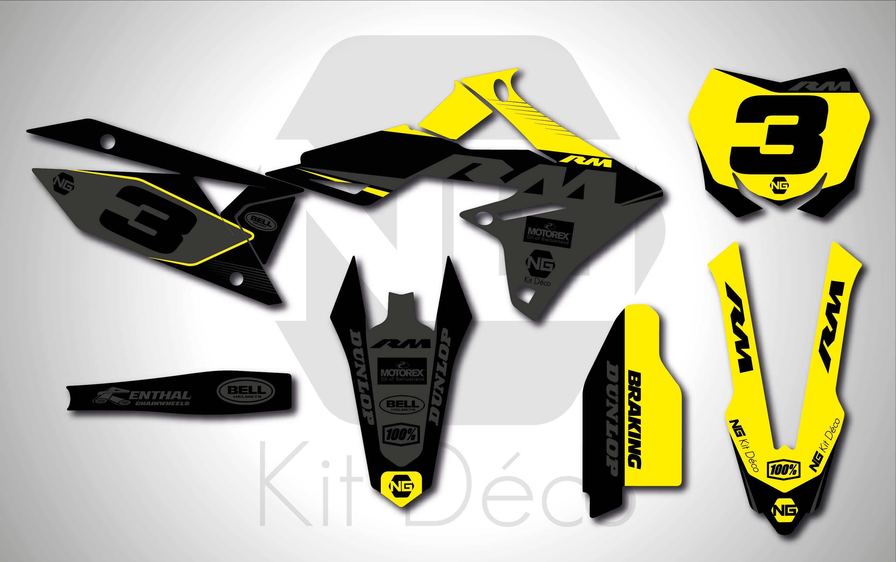 kit déco suzuki rm rmz 65 85 125 250 450 motocross ng kit déco sb séries 2021 mx decals stickers graphics autocollant_Plan de travail 1