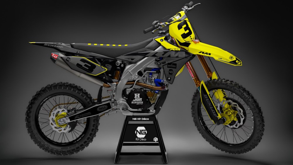kit déco suzuki rm rmz 65 85 125 250 450 sb series motocross decals stikcers graphics autocollant