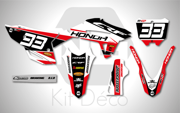 honda crf cr 2021 motocross ng kit déco talb serie 2020 decals stickers graphics autocollant_Plan de travail 1