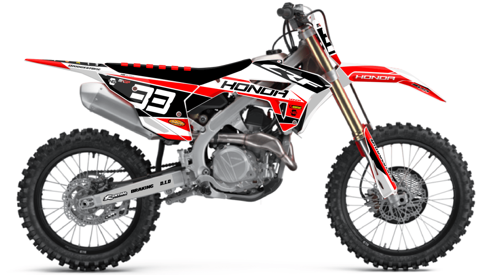 kit déco 50 70 90 110 125 250 450 cr crf qr honda motocross ng talb blanc mx decals stickers graphics autocollant adhesifs moto-01