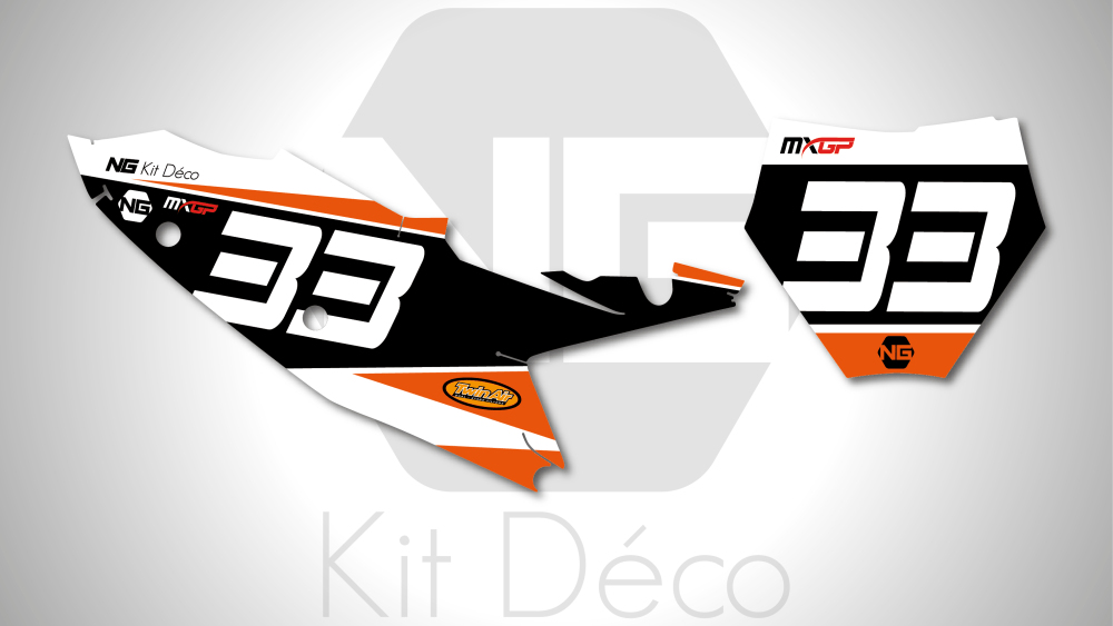 kit déco fond de plaque nuémro ktm 125 250 350 450 sx sxf 2023 2024 ng motocross talb mx decals stickers graphics autocollant adhesifs_Plan de travail 1