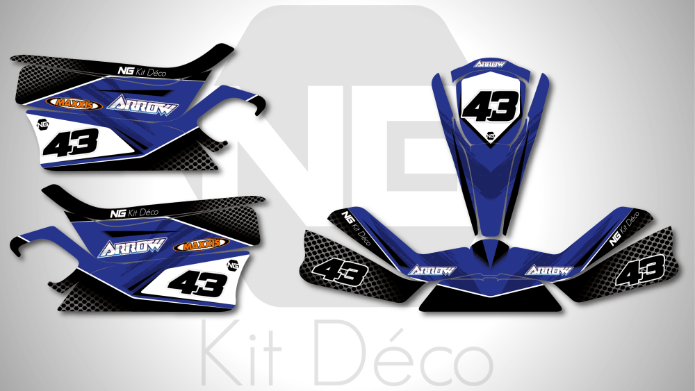 kit déco karting arrow kart ng kit déco craft séries decals stickers graphics autocollant_Plan de travail 1