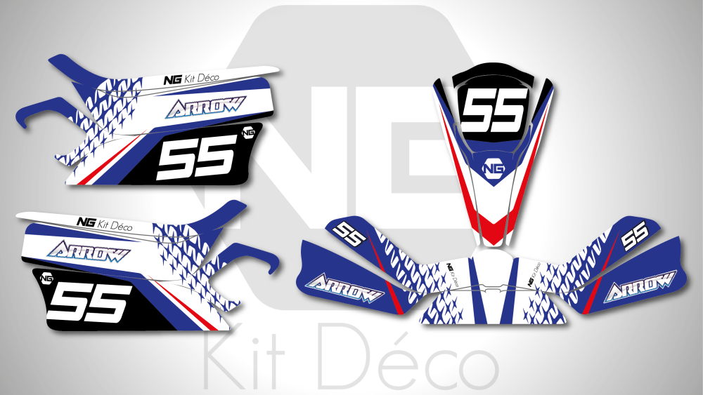 kit déco karting arrow kart ng kit déco stars séries decals stickers graphics autocollant_Plan de travail 1