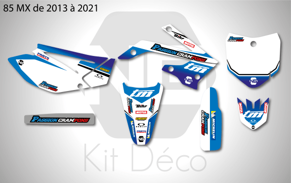 kit déco tm racing 85 mx de 2013 à 2021 ng kit déco passion crampon motocross decals stickers graphics autocollant_Plan de travail 1