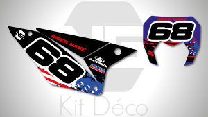 kit déco sherco se sef racing 125 250 300 450 500 2021 enduro kit déco fond de plaque numéro usa series 2020 decals stickers graphics autocollant
