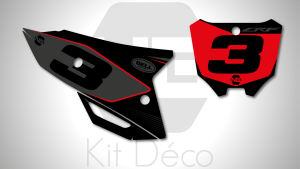 kit fond de plaque numéro honda 85 110 125 150 250 450 cr crf ng kit déco sb series 2020 decals stickers graphics autocollant