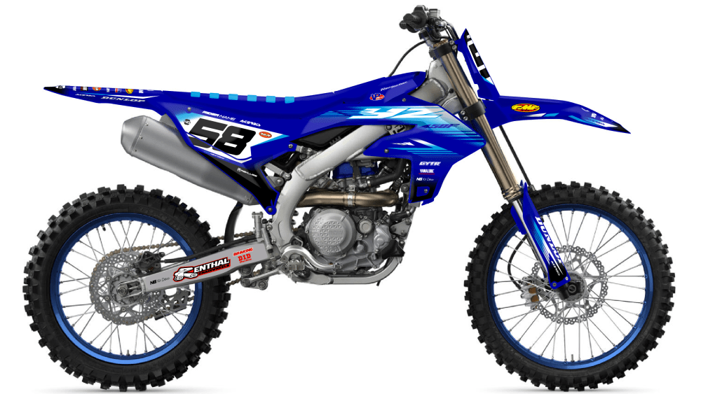 kit déco 250 450 yzf 2026 2027 yamaha motocross ng origine oem originality 2027 mx decals stickers graphics autocollant adhesifs visuel