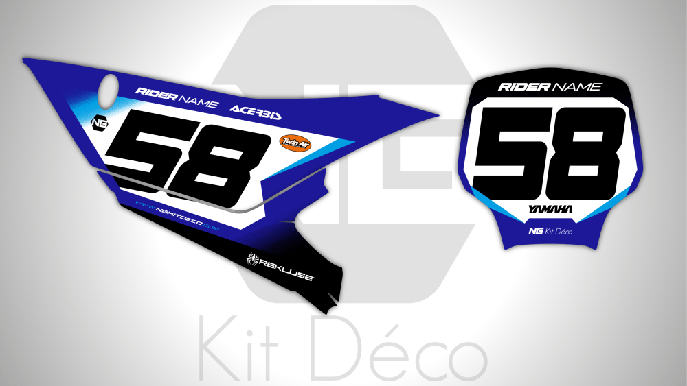 kit déco fond de plaques numéros 250 450 yzf 2026 2027 yamaha motocross ng origine oem originality 2027 mx decals stickers graphics autocollant adhesifs