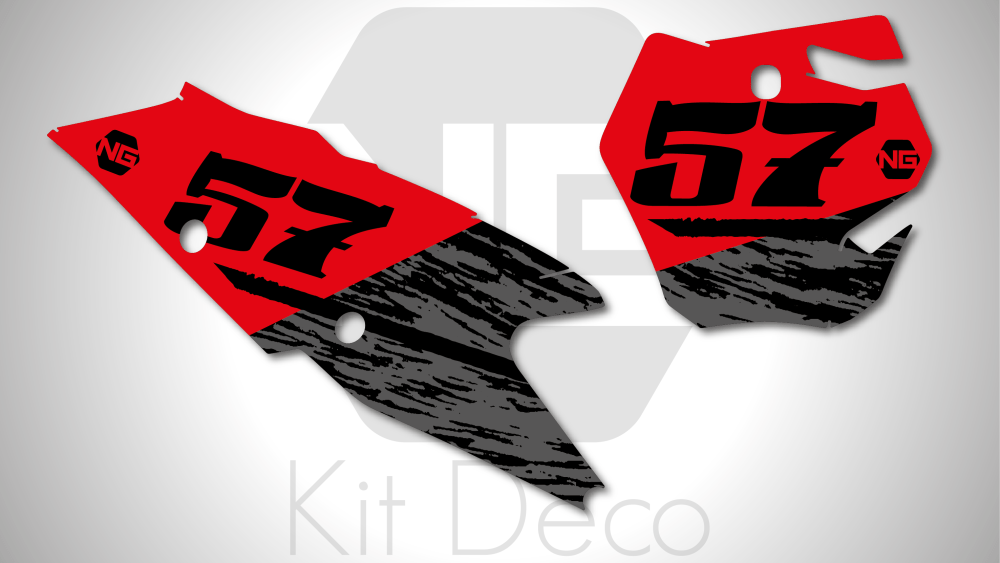 kit deco gasgas 50 65 85 125 250 350 450 mc mcf 2021 motocross ng kit déco fond de plaque destroy series decals stickers graphics