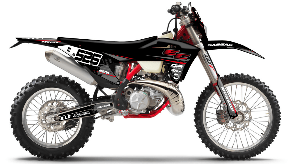 kit déco GASGAS EC ecf 125 200 250 300 350 450 2022 enduro ng kit déco abstrac séries 2020 decals stickers graphics autocollant montage