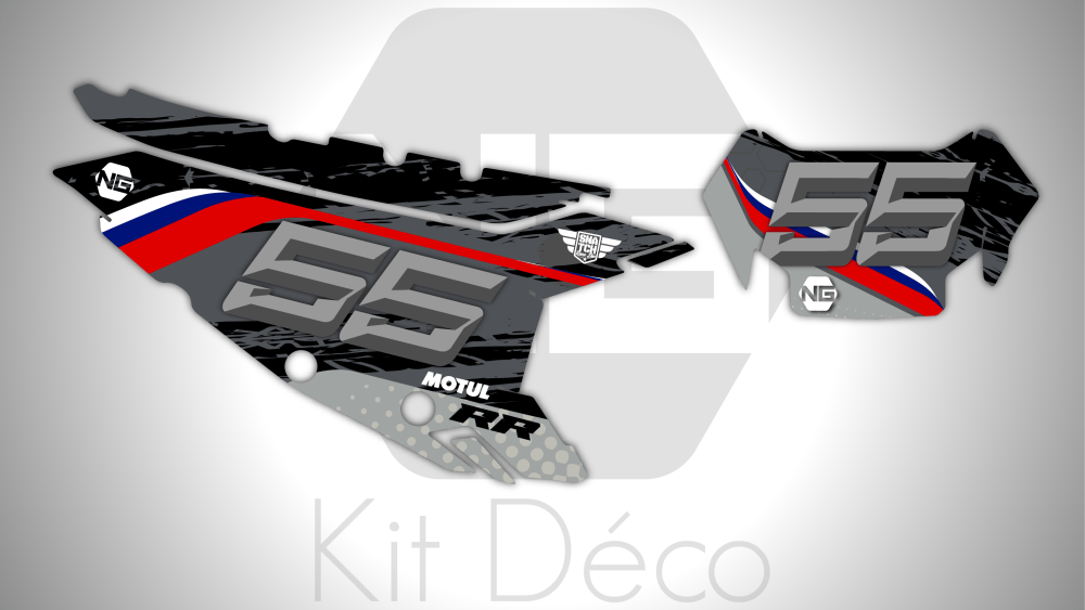 kit déco fond de plaque numéro 125 200 250 300 350 390 430 480 beta rr x pro 2025 2026 2027 2028 ng trash séries gris rouge blanc bleu enduro decals stickers graphcis autocollant adhesifs