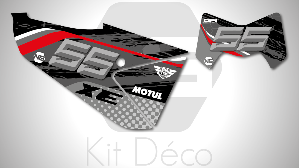 kit déco fond de plaque numéros fantic 125 250 450 xe xef 2022 ng kit déco trash séries 2020 decals stickers autocollant