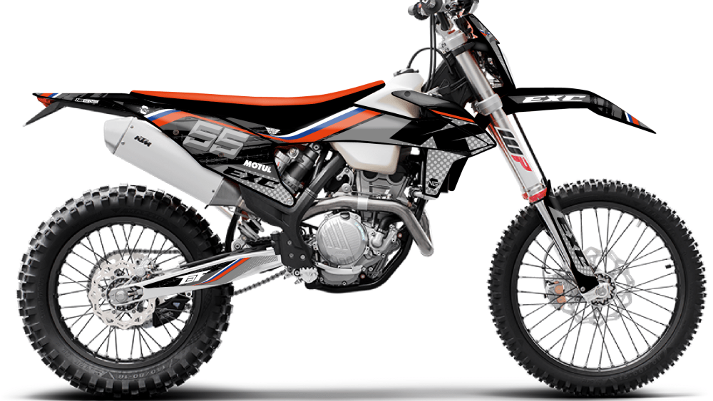 kit déco ktm exc excf tpi 125 250 350 450 enduro 2021 ng kit déco trash séries 2020 decals stickers autocollant montage