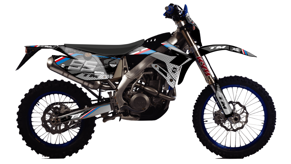 kit déco tm racing en fi 125 144 250 300 400 450 2021 ng kit déco trash séries 2020 decals stickers graphics autocollant