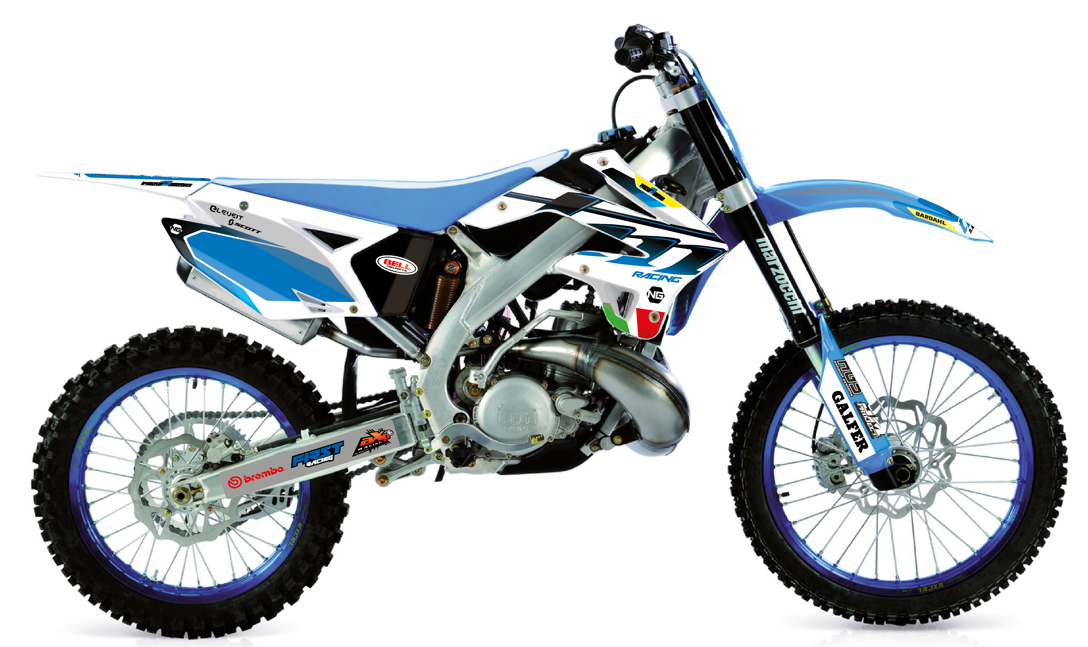Tm 125 Tm Racing En 250 Fi Kit Déco TM Racing MX FI MX KENT1MOTO 2021 - Main Image